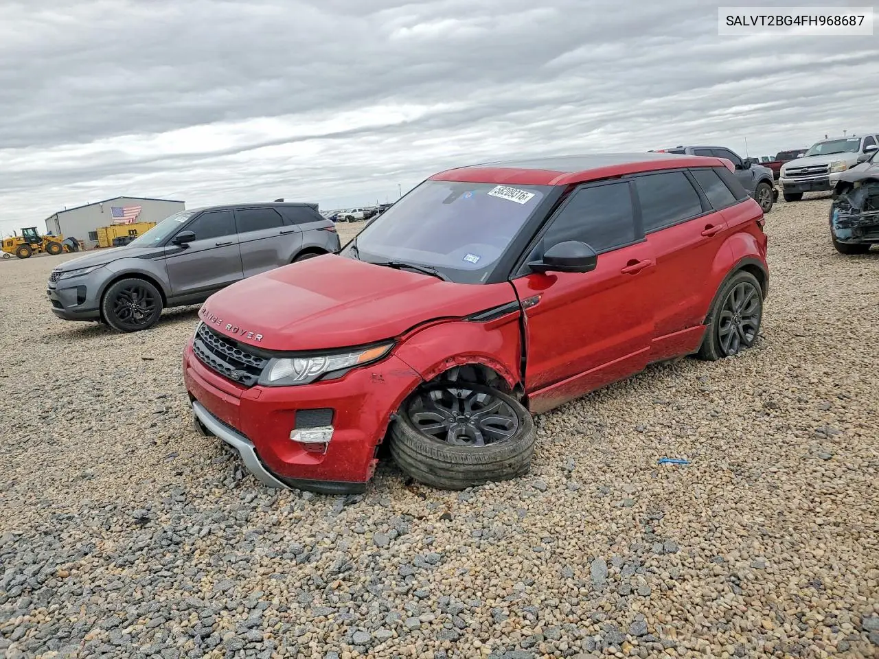 2015 Land Rover Range Rover Evoque Dynamic Premium VIN: SALVT2BG4FH968687 Lot: 58209316