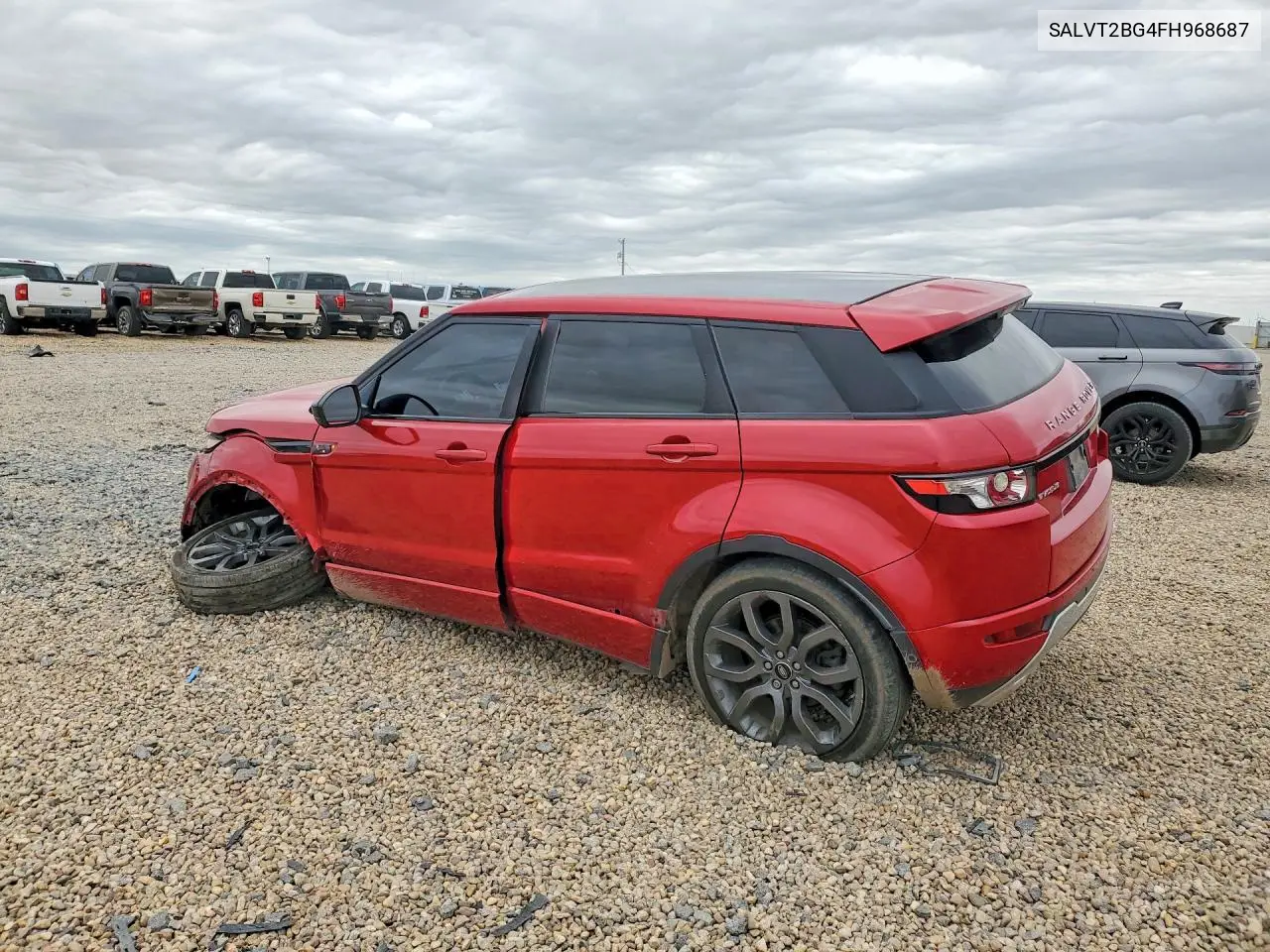 2015 Land Rover Range Rover Evoque Dynamic Premium VIN: SALVT2BG4FH968687 Lot: 58209316