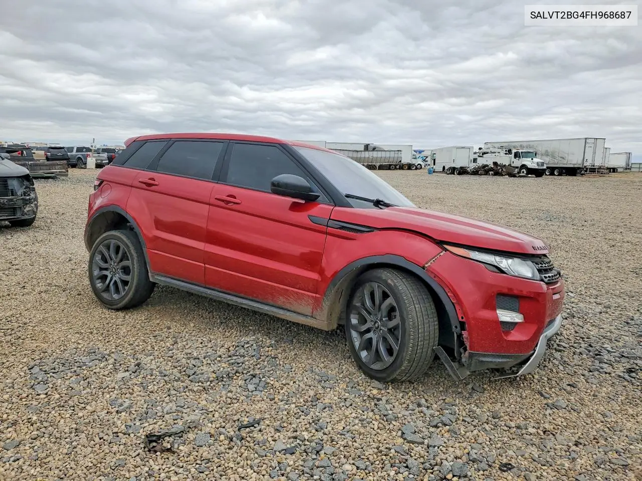 2015 Land Rover Range Rover Evoque Dynamic Premium VIN: SALVT2BG4FH968687 Lot: 58209316