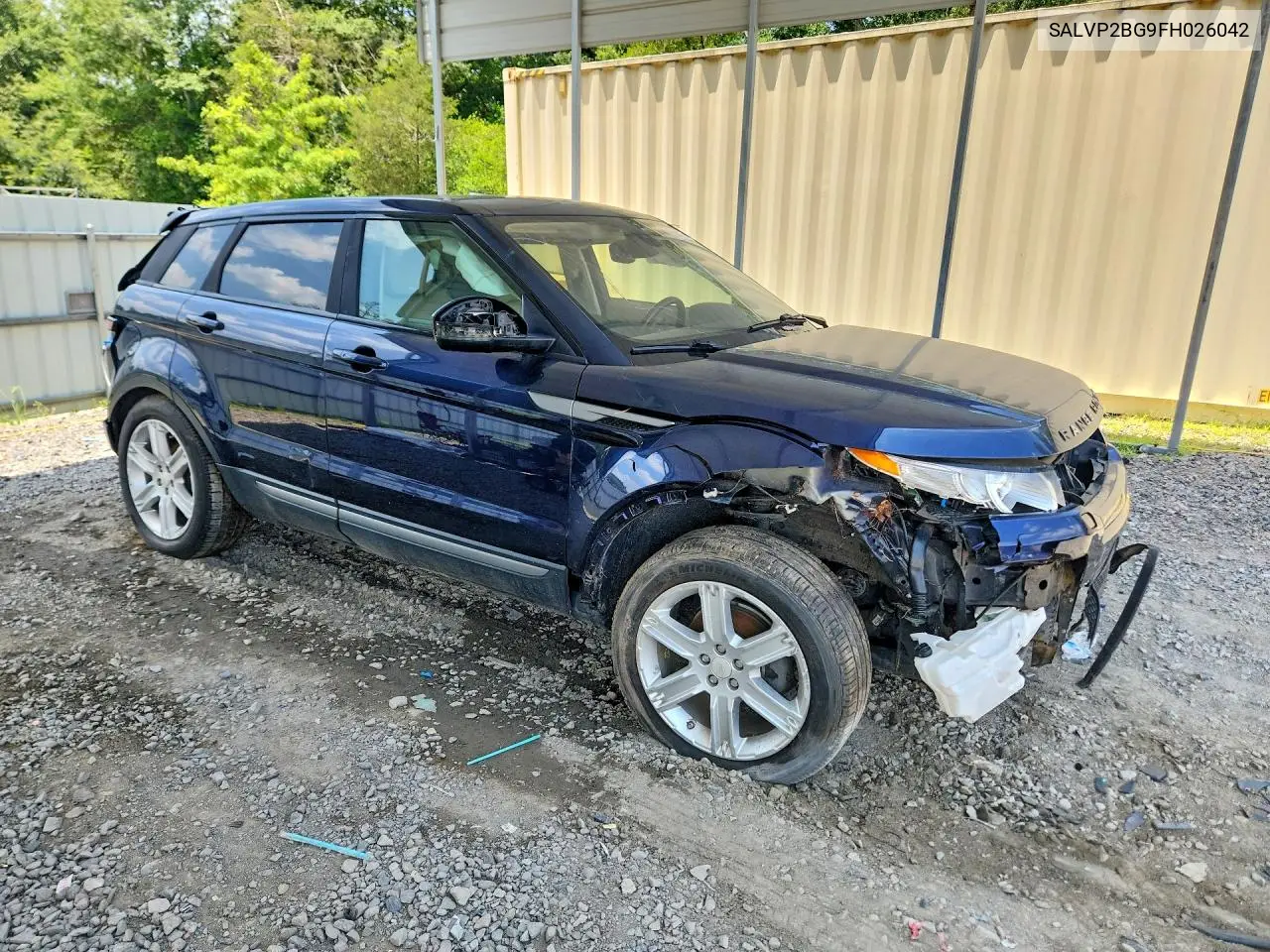2015 Land Rover Range Rover Evoque Pure Plus VIN: SALVP2BG9FH026042 Lot: 58556406