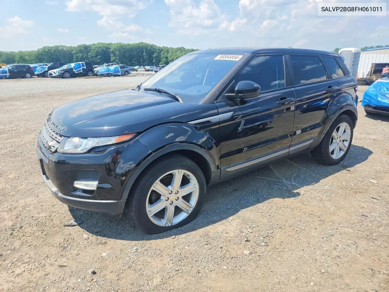 2015 Land Rover Range Rover Evoque Pure Plus VIN: SALVP2BG8FH061011 Lot: 58884856