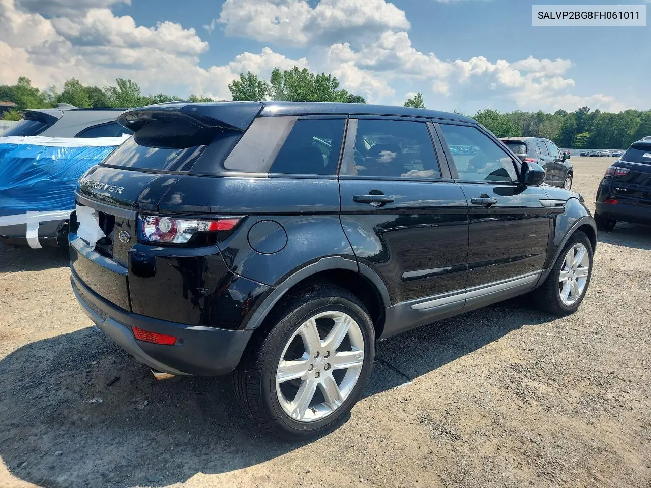 2015 Land Rover Range Rover Evoque Pure Plus VIN: SALVP2BG8FH061011 Lot: 58884856