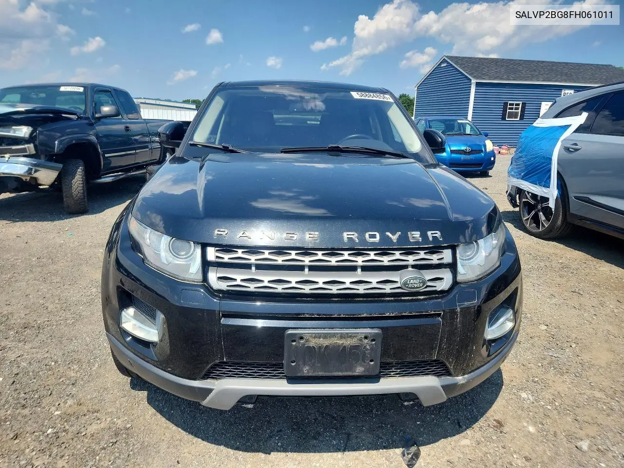 2015 Land Rover Range Rover Evoque Pure Plus VIN: SALVP2BG8FH061011 Lot: 58884856