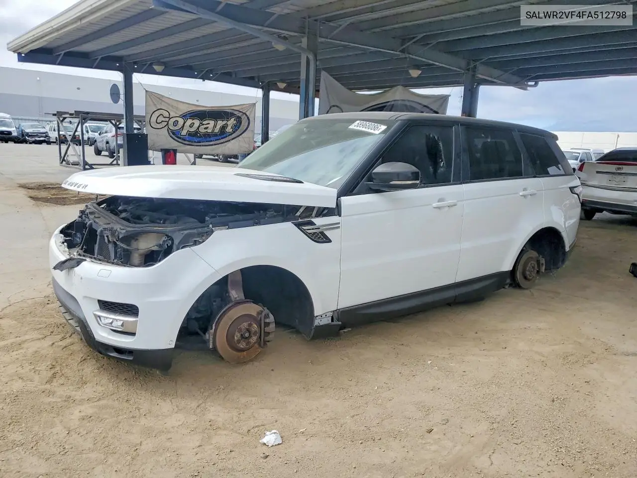 2015 Land Rover Range Rover Sport Hse VIN: SALWR2VF4FA512798 Lot: 58968086