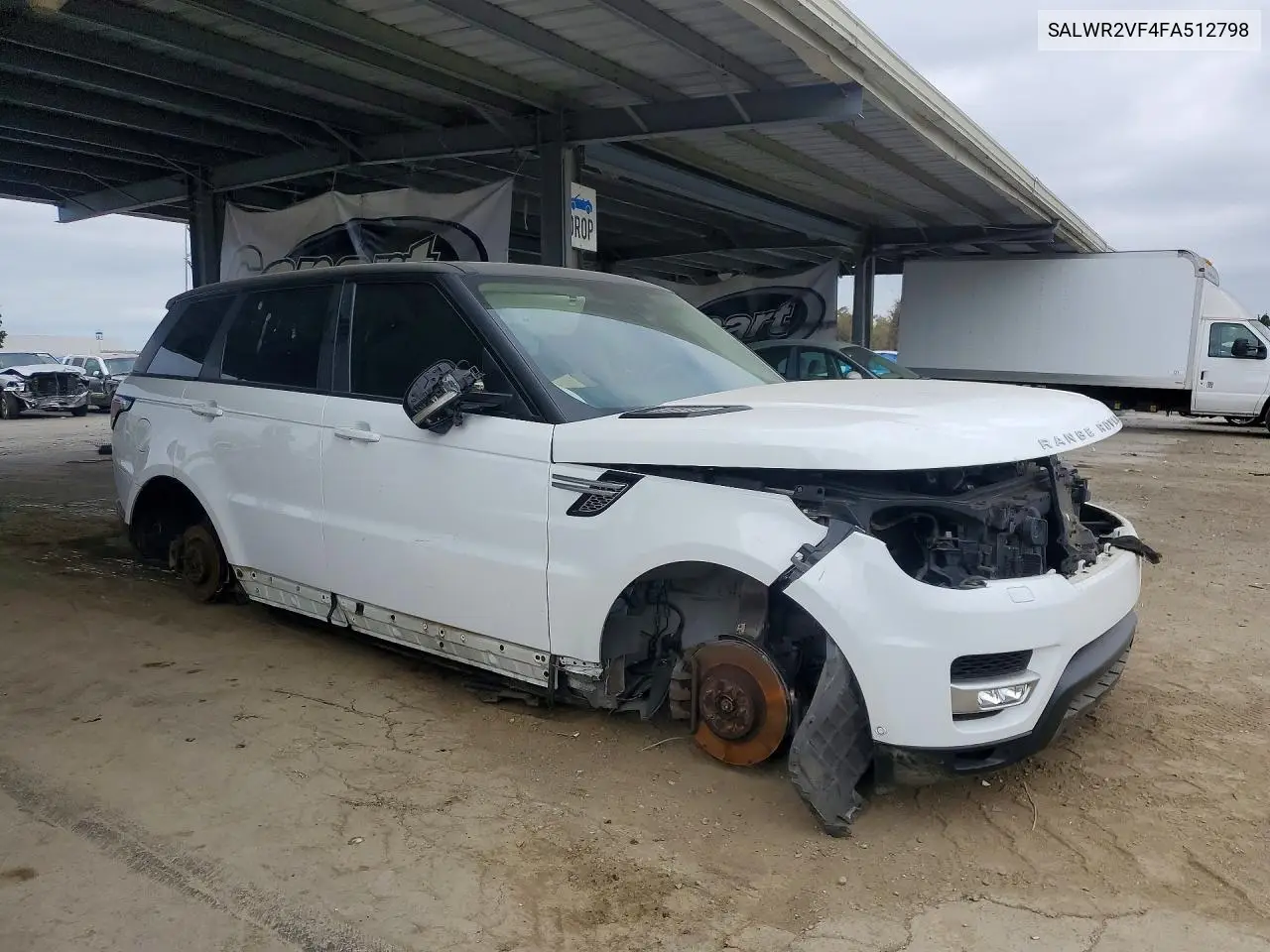 2015 Land Rover Range Rover Sport Hse VIN: SALWR2VF4FA512798 Lot: 58968086