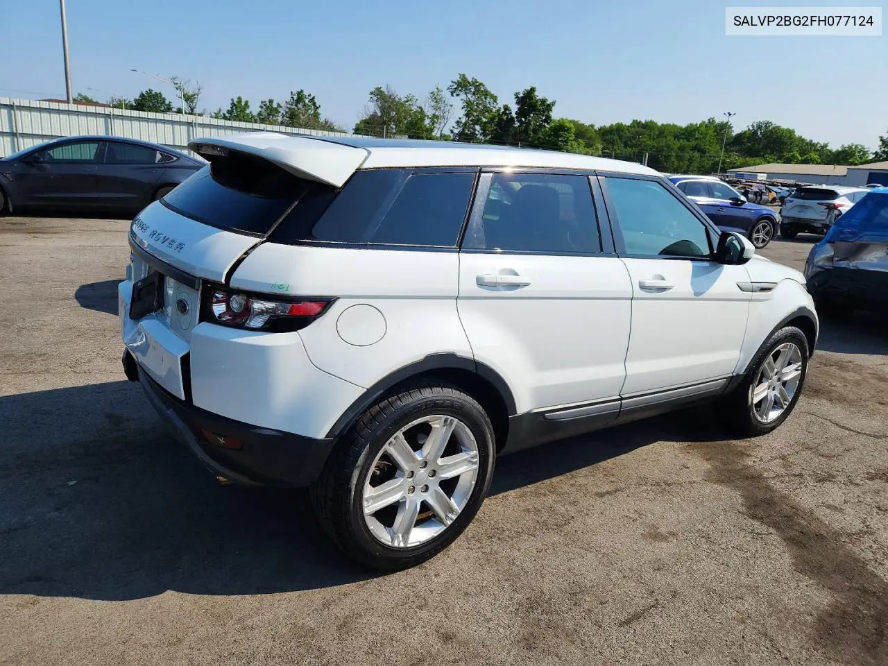 2015 Land Rover Range Rover Evoque Pure Plus VIN: SALVP2BG2FH077124 Lot: 59049606