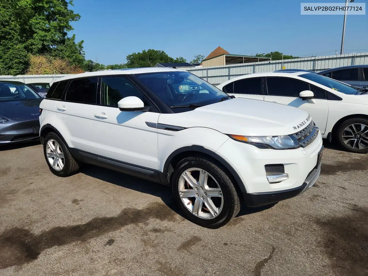 2015 Land Rover Range Rover Evoque Pure Plus VIN: SALVP2BG2FH077124 Lot: 59049606