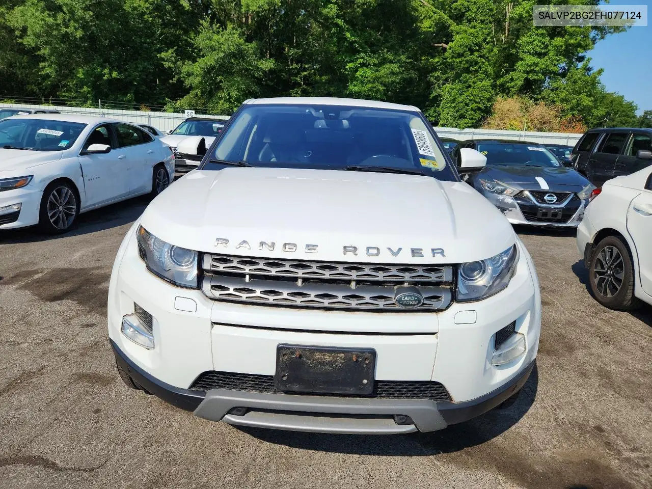 2015 Land Rover Range Rover Evoque Pure Plus VIN: SALVP2BG2FH077124 Lot: 59049606