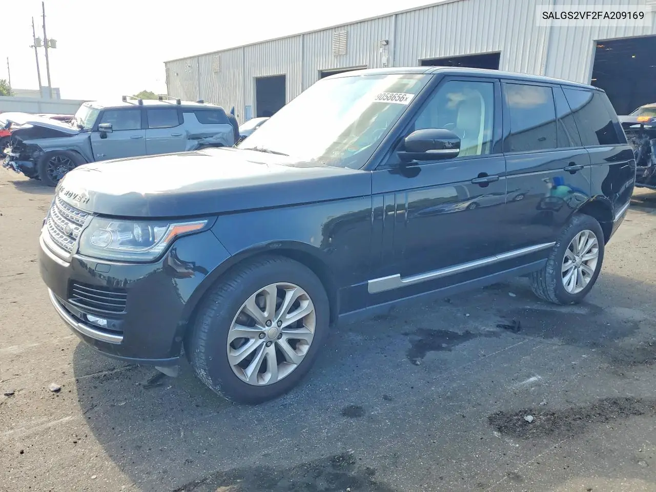 2015 Land Rover Range Rover Hse VIN: SALGS2VF2FA209169 Lot: 59058656