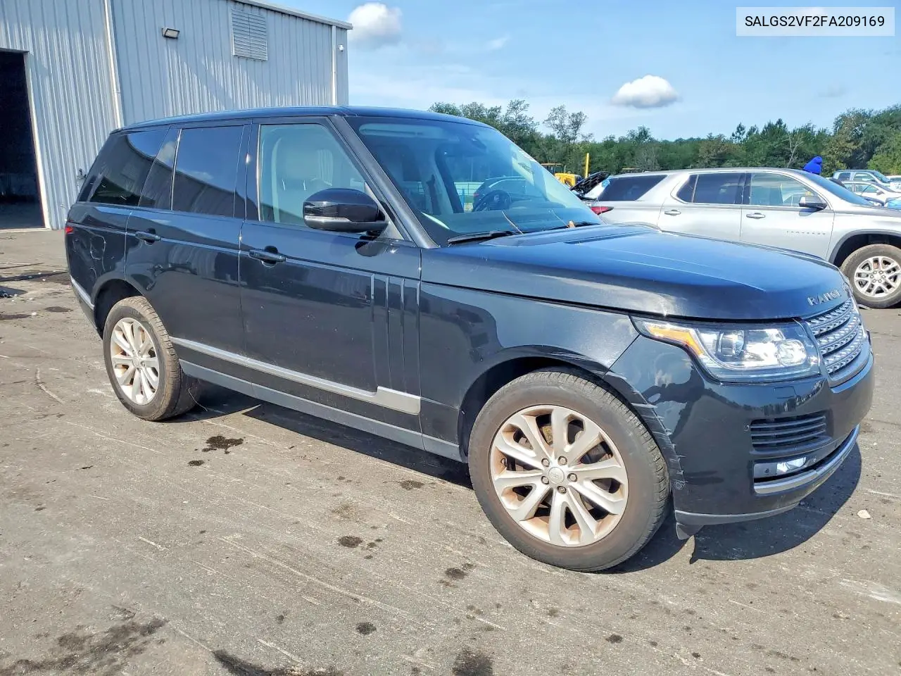 2015 Land Rover Range Rover Hse VIN: SALGS2VF2FA209169 Lot: 59058656