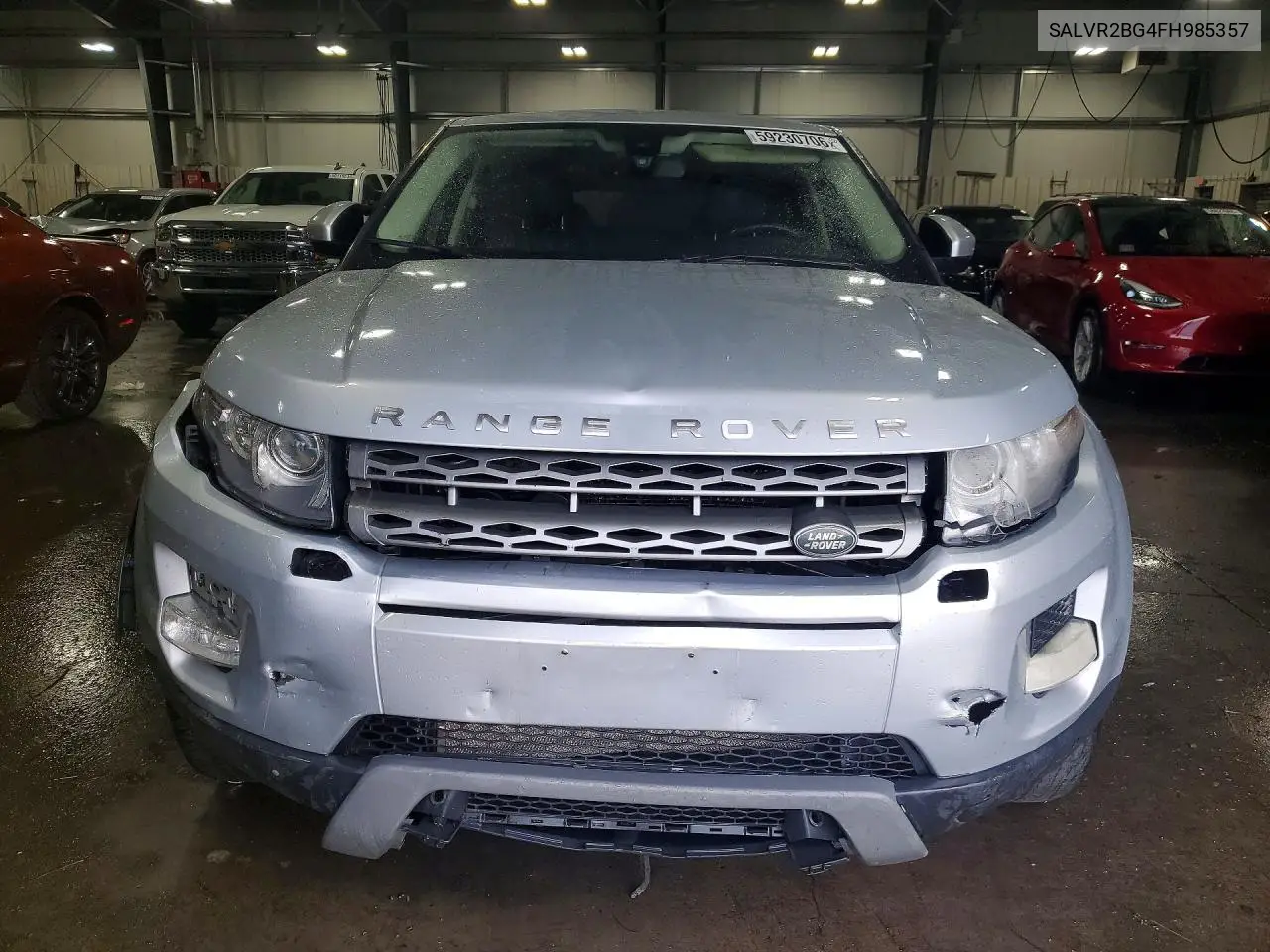 2015 Land Rover Range Rover Evoque Pure Premium VIN: SALVR2BG4FH985357 Lot: 59230706