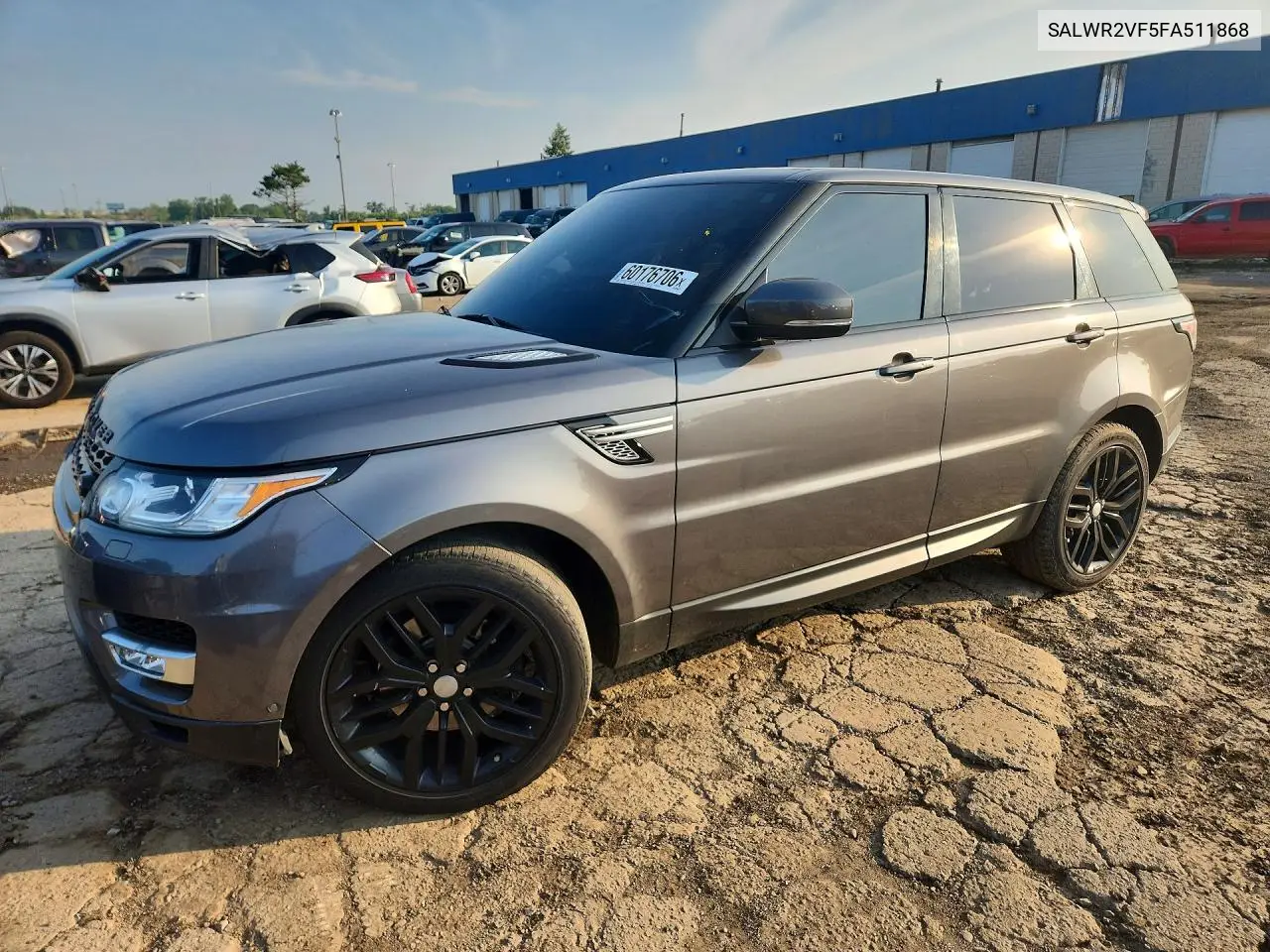 2015 Land Rover Range Rover Sport Hse VIN: SALWR2VF5FA511868 Lot: 60176706