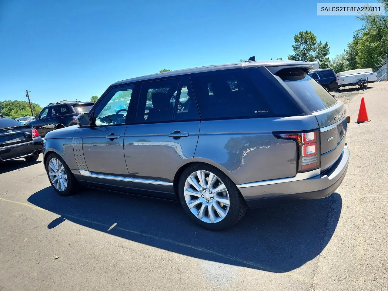 2015 Land Rover Range Rover Supercharged VIN: SALGS2TF8FA227811 Lot: 60491906