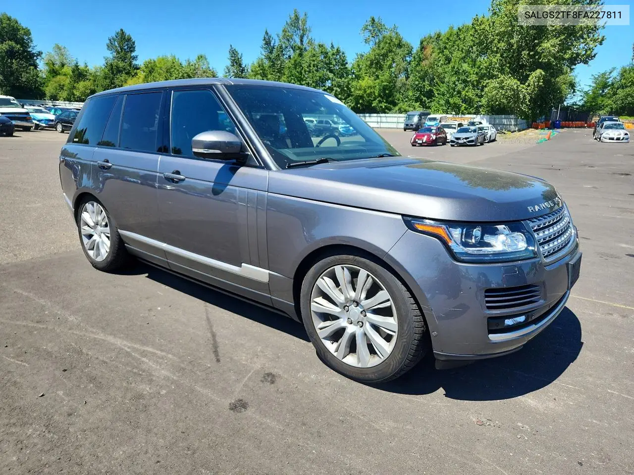 2015 Land Rover Range Rover Supercharged VIN: SALGS2TF8FA227811 Lot: 60491906