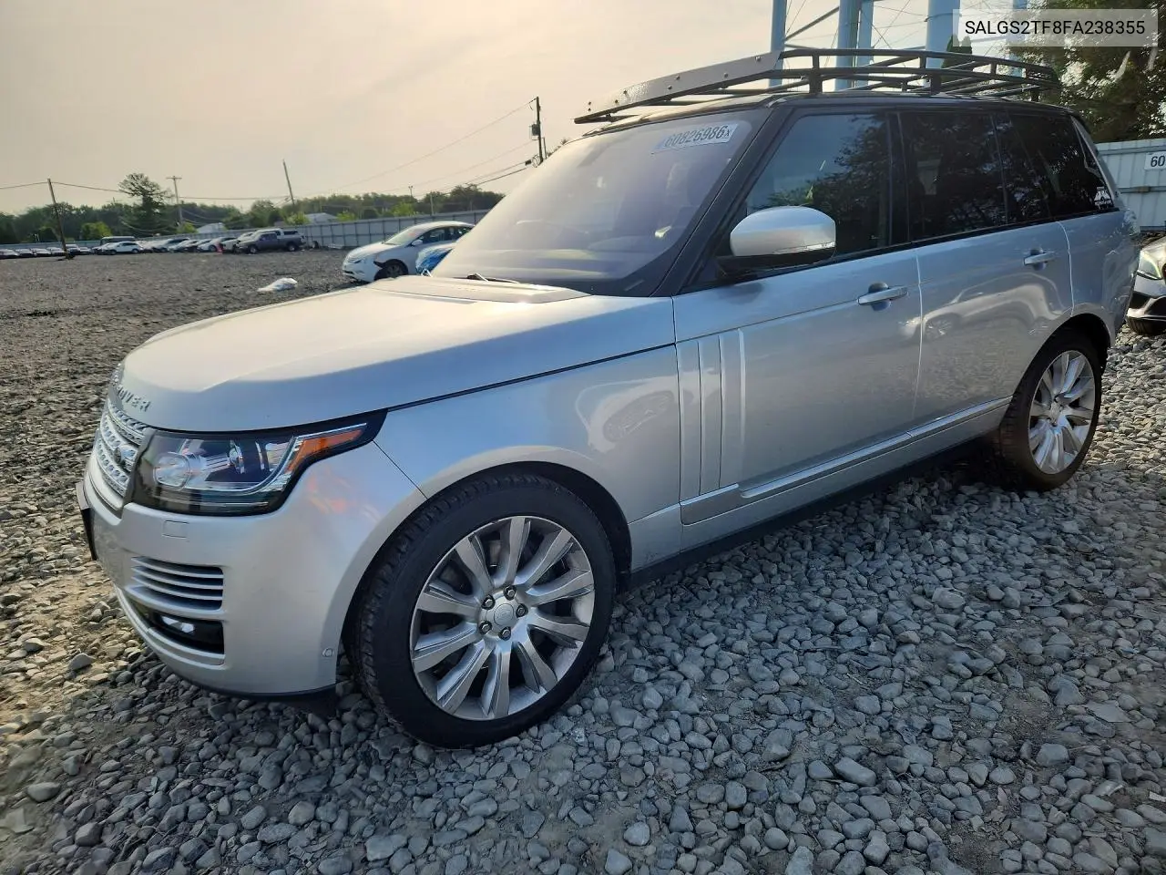 2015 Land Rover Range Rover Supercharged VIN: SALGS2TF8FA238355 Lot: 60826986