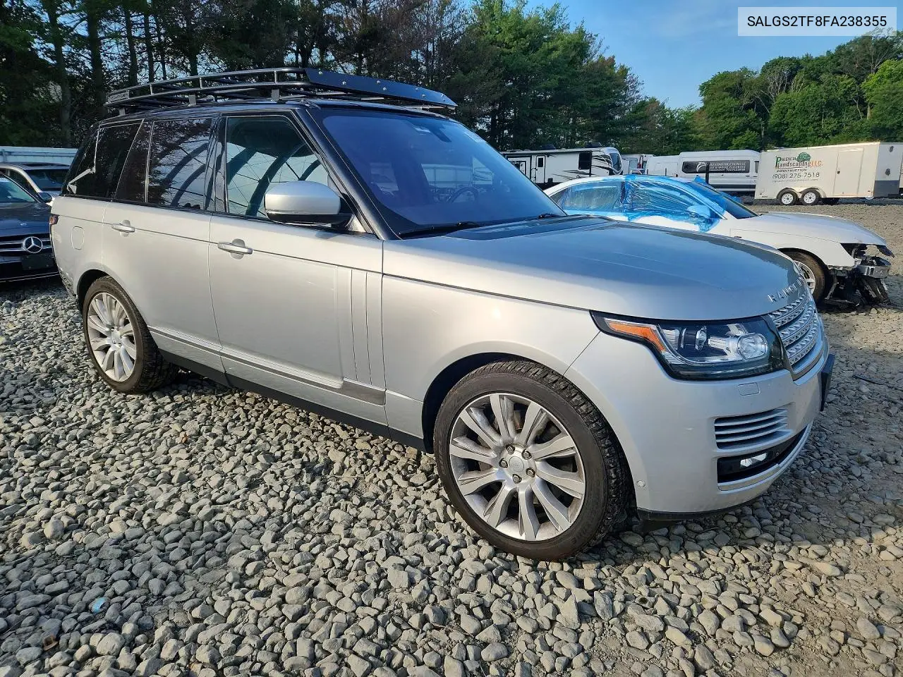 2015 Land Rover Range Rover Supercharged VIN: SALGS2TF8FA238355 Lot: 60826986