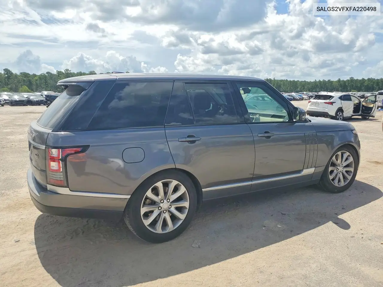 2015 Land Rover Range Rover Hse VIN: SALGS2VFXFA220498 Lot: 60827356
