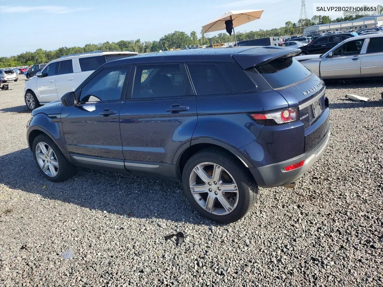 2015 Land Rover Range Rover Evoque Pure Plus VIN: SALVP2BG2FH068651 Lot: 60876276