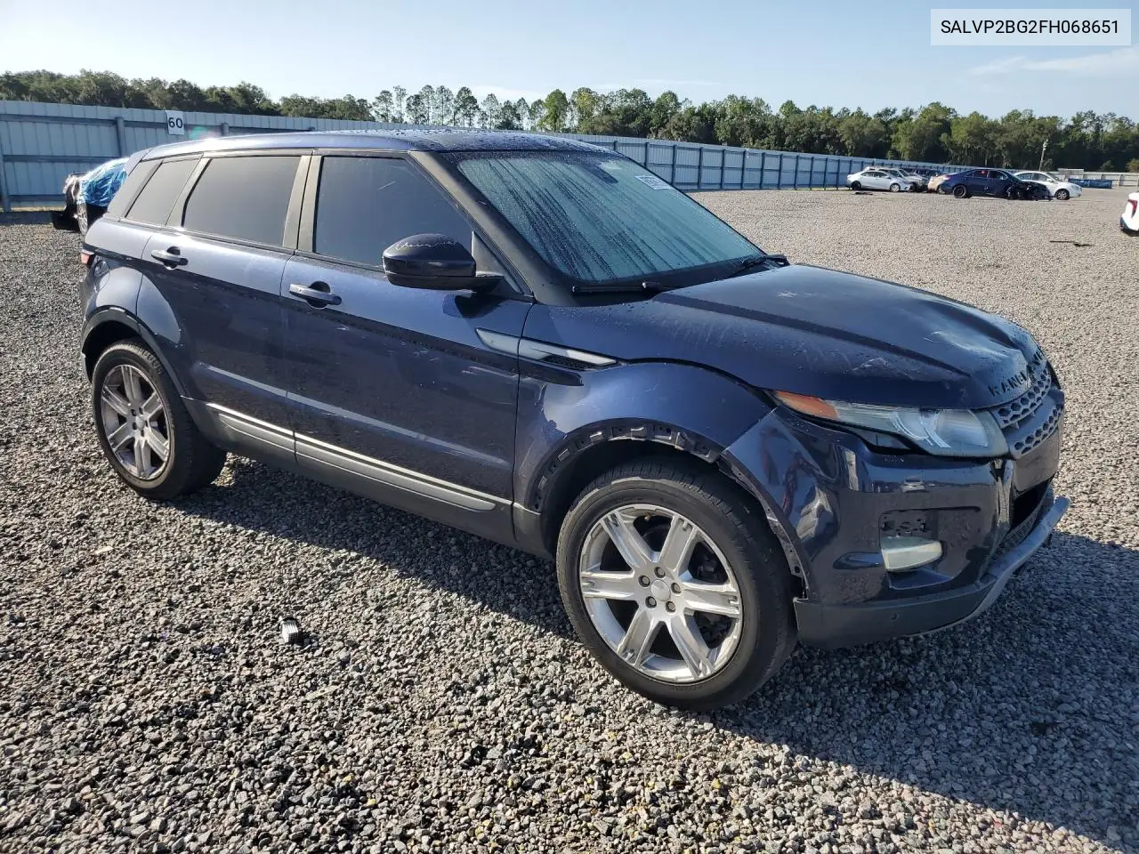 2015 Land Rover Range Rover Evoque Pure Plus VIN: SALVP2BG2FH068651 Lot: 60876276