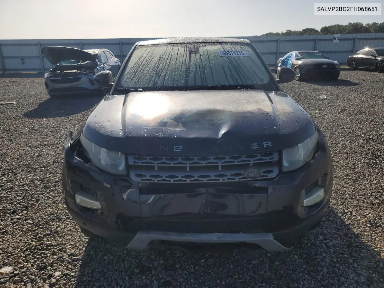 2015 Land Rover Range Rover Evoque Pure Plus VIN: SALVP2BG2FH068651 Lot: 60876276