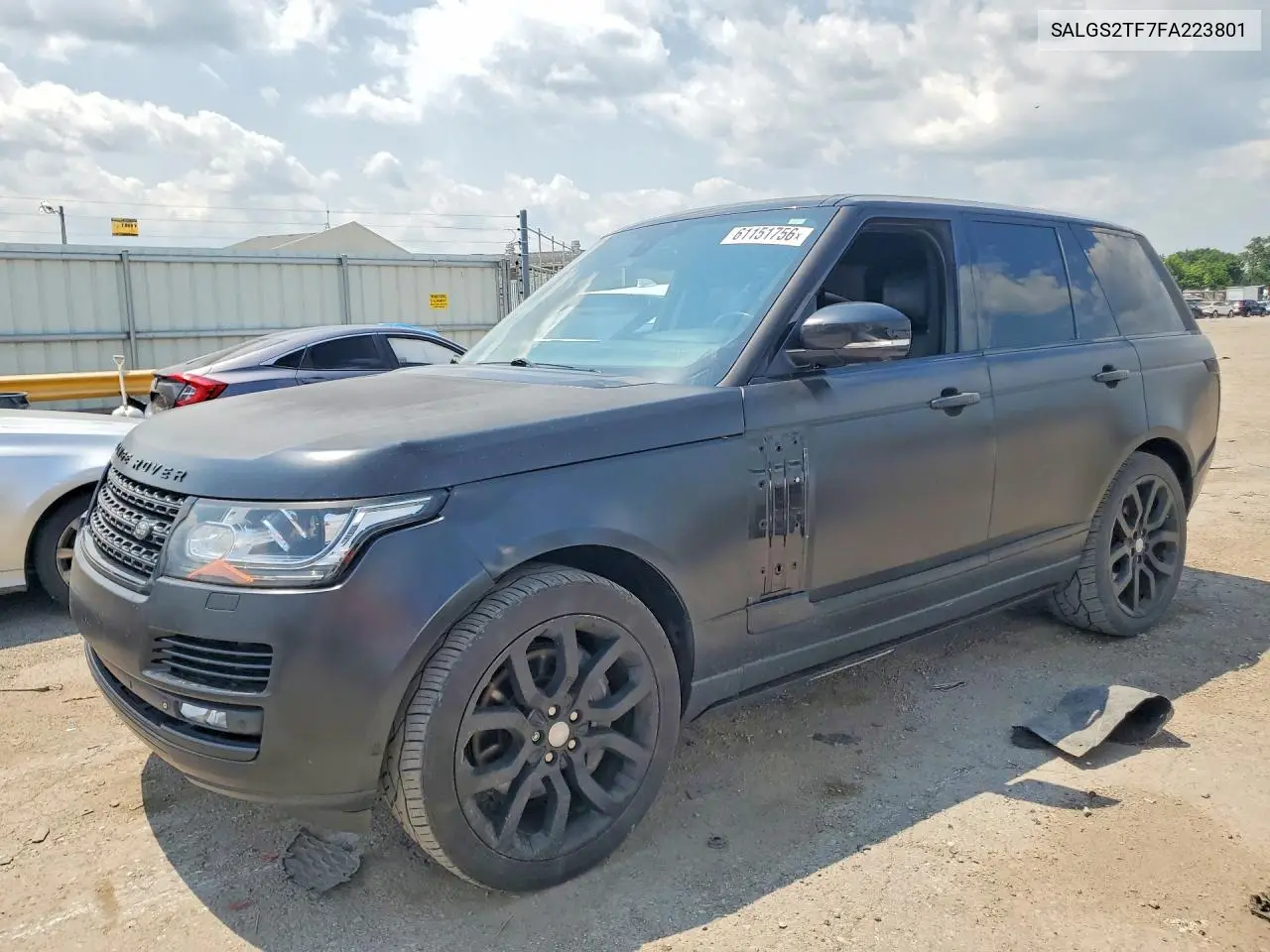 2015 Land Rover Range Rover Supercharged VIN: SALGS2TF7FA223801 Lot: 61151756