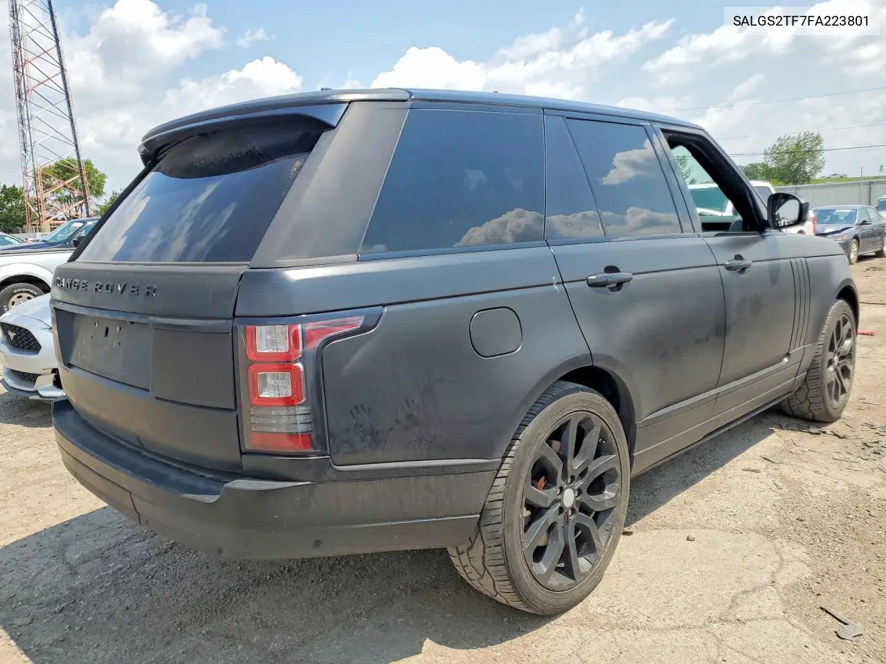 2015 Land Rover Range Rover Supercharged VIN: SALGS2TF7FA223801 Lot: 61151756
