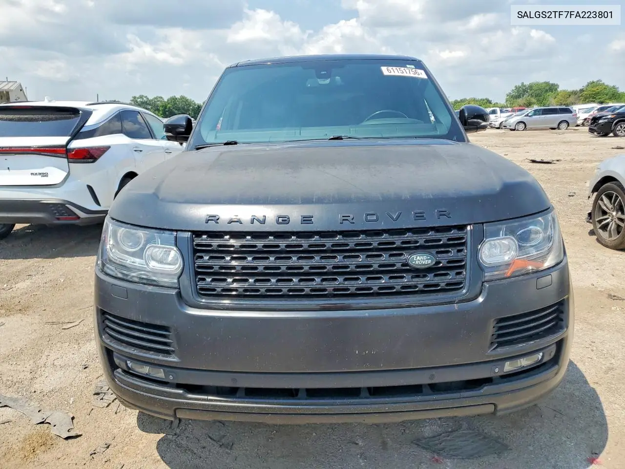 2015 Land Rover Range Rover Supercharged VIN: SALGS2TF7FA223801 Lot: 61151756