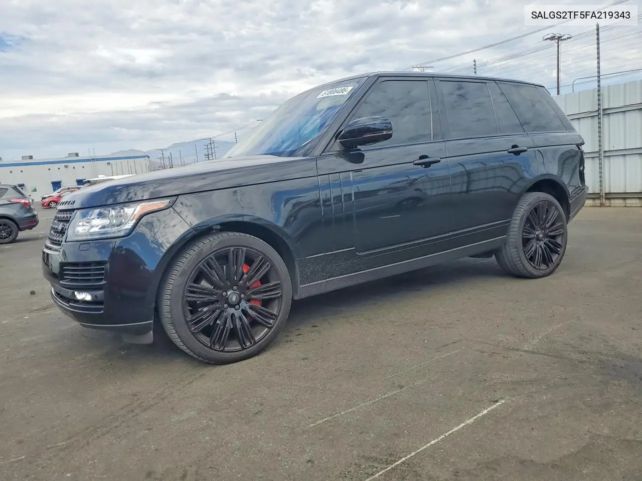 2015 Land Rover Range Rover Supercharged VIN: SALGS2TF5FA219343 Lot: 61806486
