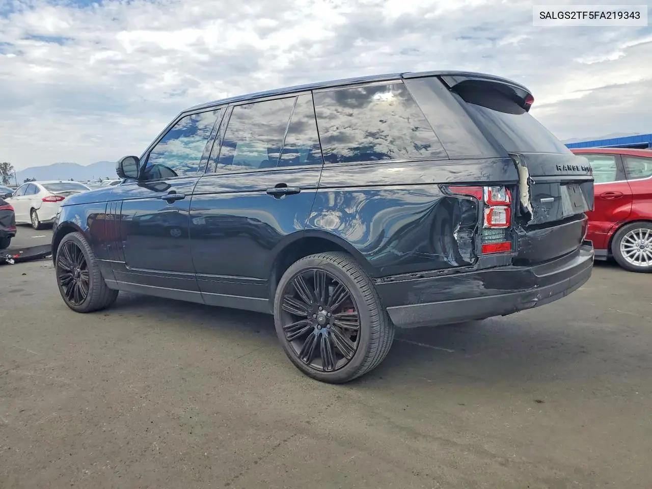 2015 Land Rover Range Rover Supercharged VIN: SALGS2TF5FA219343 Lot: 61806486