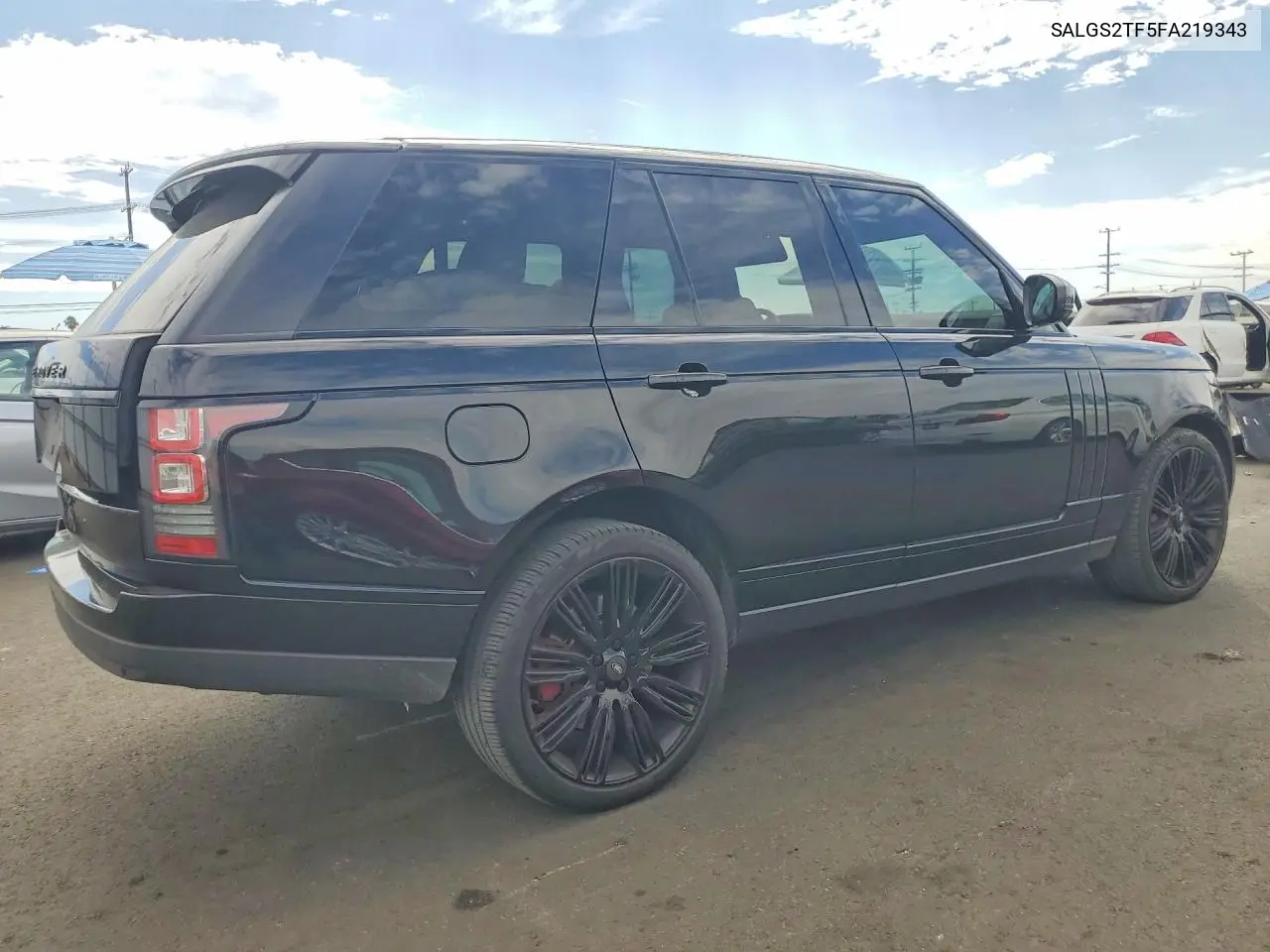 2015 Land Rover Range Rover Supercharged VIN: SALGS2TF5FA219343 Lot: 61806486