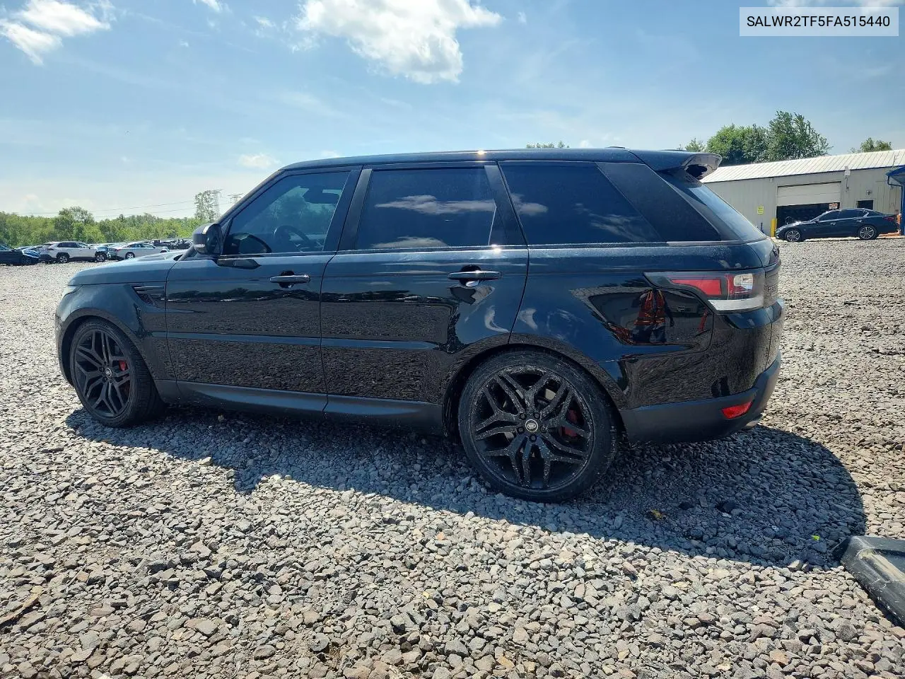 2015 Land Rover Range Rover Sport Sc VIN: SALWR2TF5FA515440 Lot: 61937236