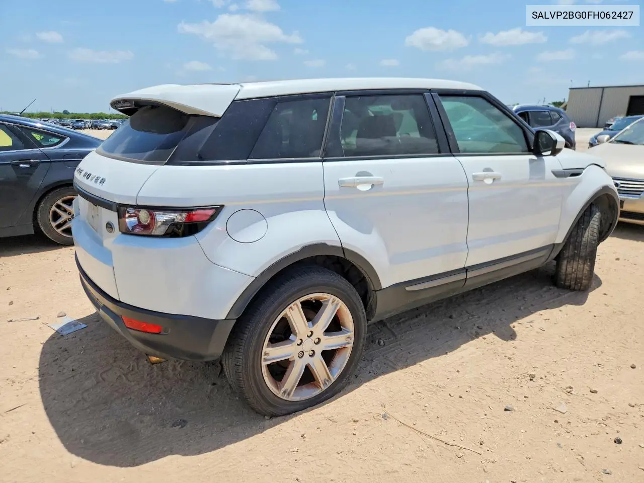 2015 Land Rover Range Rover Evoque Pure Plus VIN: SALVP2BG0FH062427 Lot: 73340555