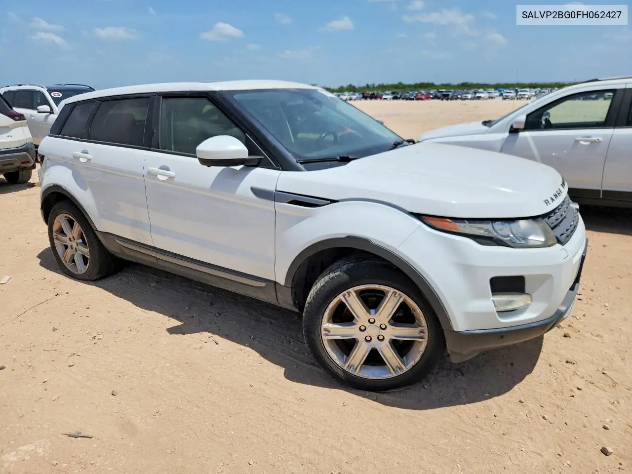 2015 Land Rover Range Rover Evoque Pure Plus VIN: SALVP2BG0FH062427 Lot: 73340555