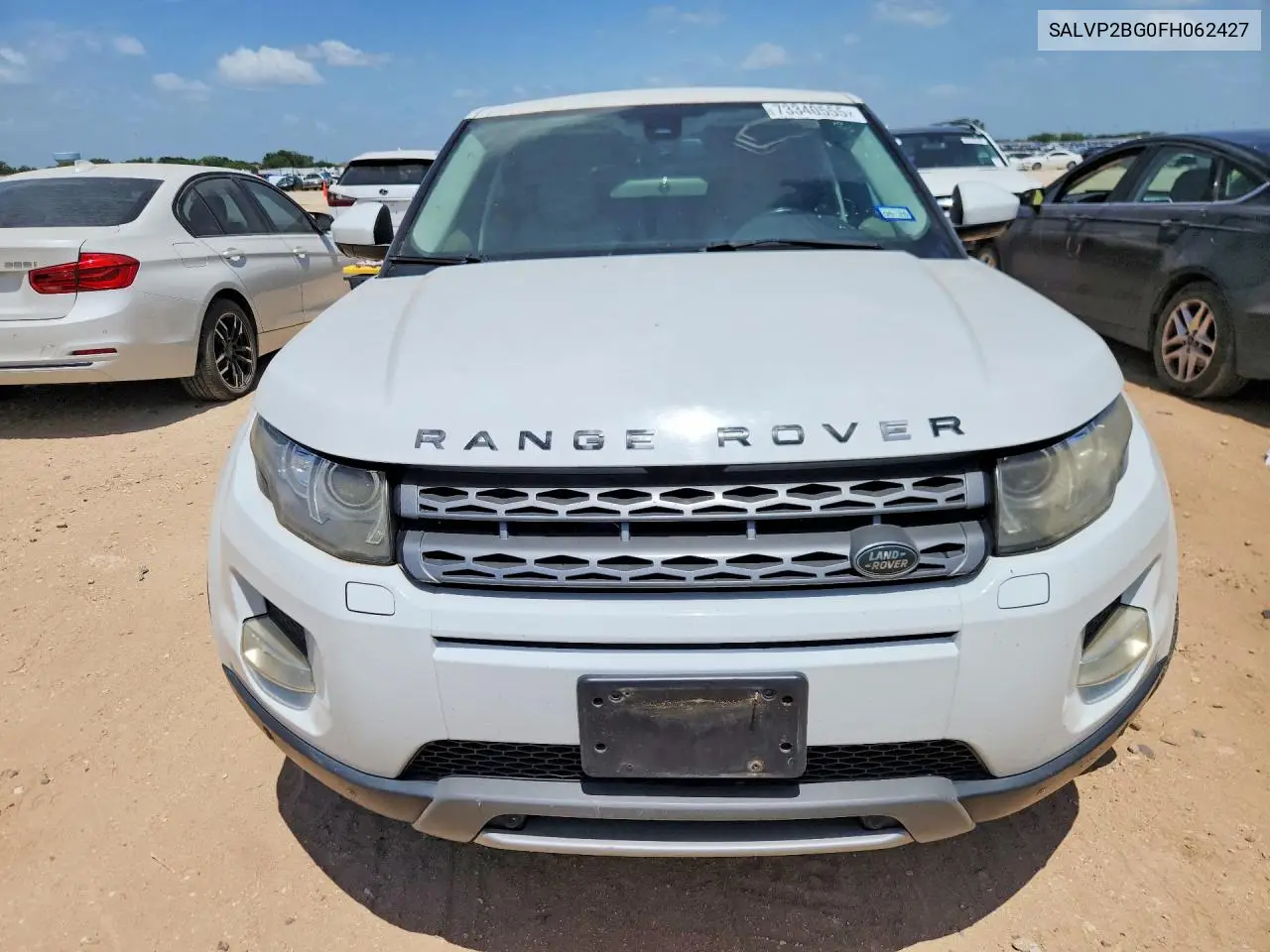 2015 Land Rover Range Rover Evoque Pure Plus VIN: SALVP2BG0FH062427 Lot: 73340555