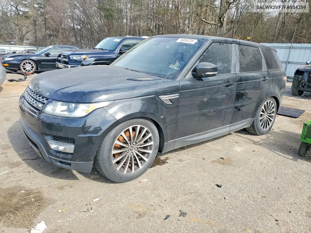 SALWR2VF7FA534259 2015 Land Rover Range Rover Sport Hse