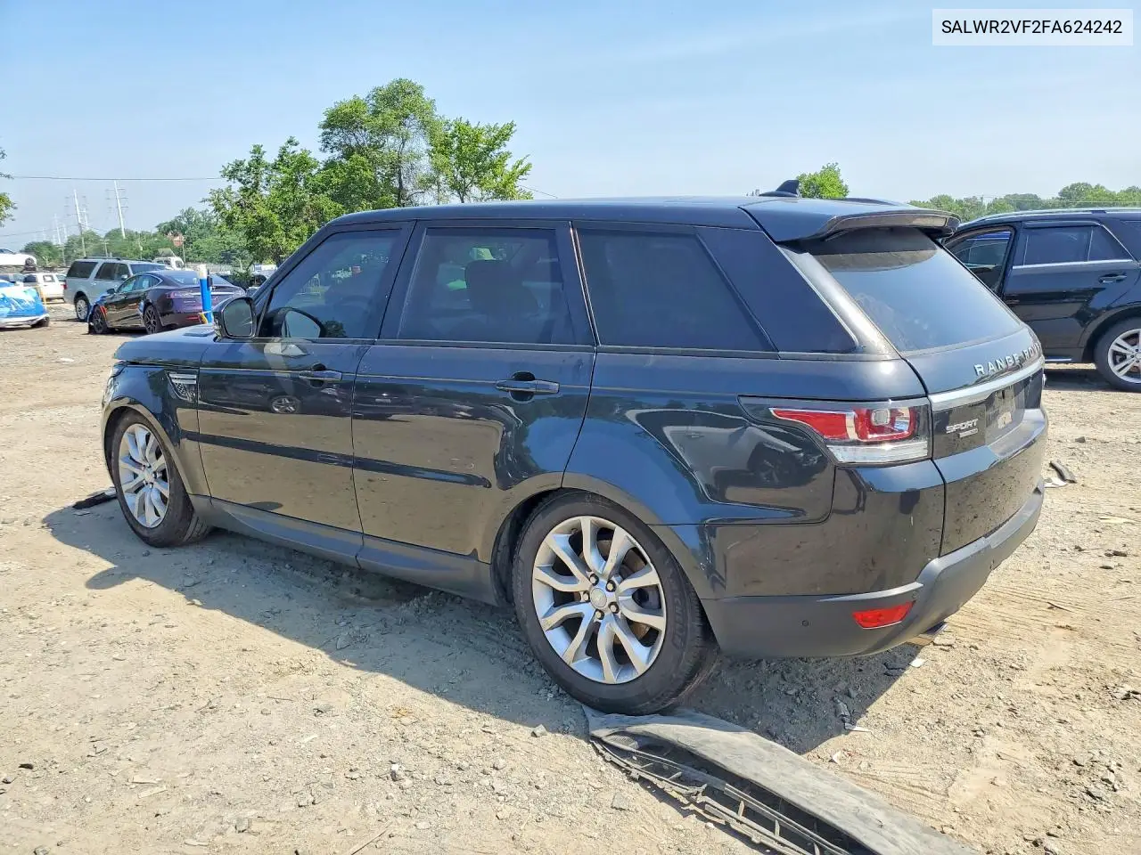 2015 Land Rover Range Rover Sport Hse VIN: SALWR2VF2FA624242 Lot: 85449395