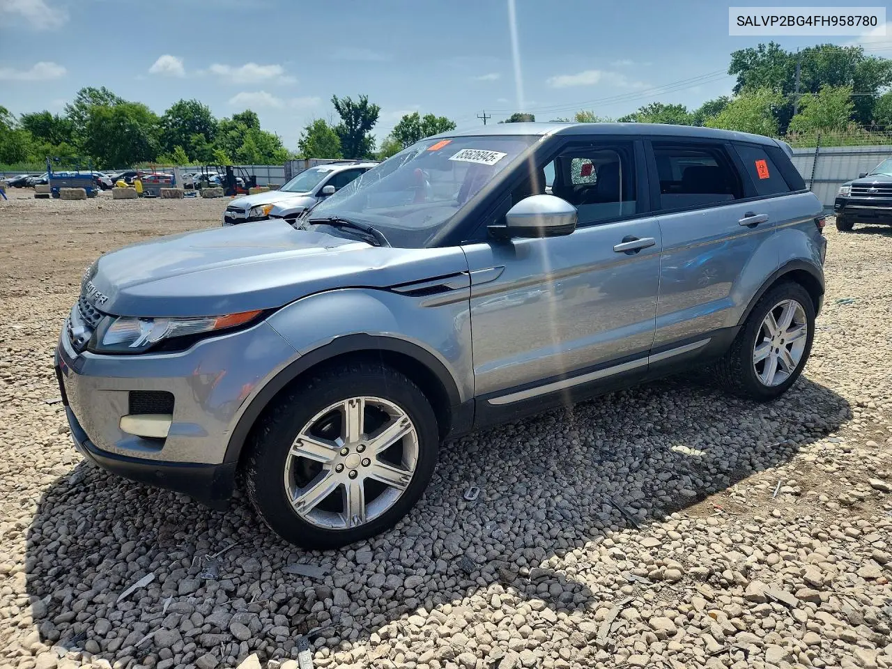 2015 Land Rover Range Rover Evoque Pure Plus VIN: SALVP2BG4FH958780 Lot: 85626945