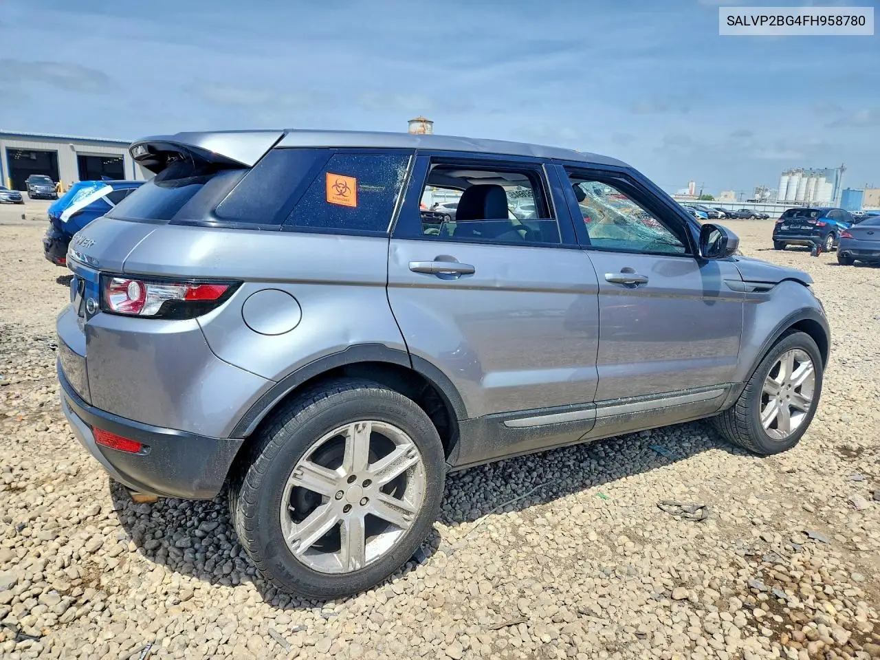 2015 Land Rover Range Rover Evoque Pure Plus VIN: SALVP2BG4FH958780 Lot: 85626945