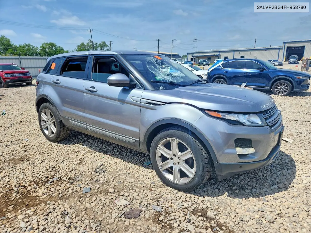 2015 Land Rover Range Rover Evoque Pure Plus VIN: SALVP2BG4FH958780 Lot: 85626945