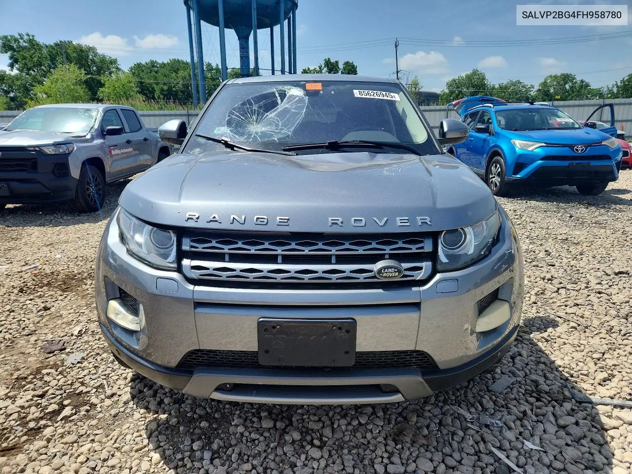 2015 Land Rover Range Rover Evoque Pure Plus VIN: SALVP2BG4FH958780 Lot: 85626945