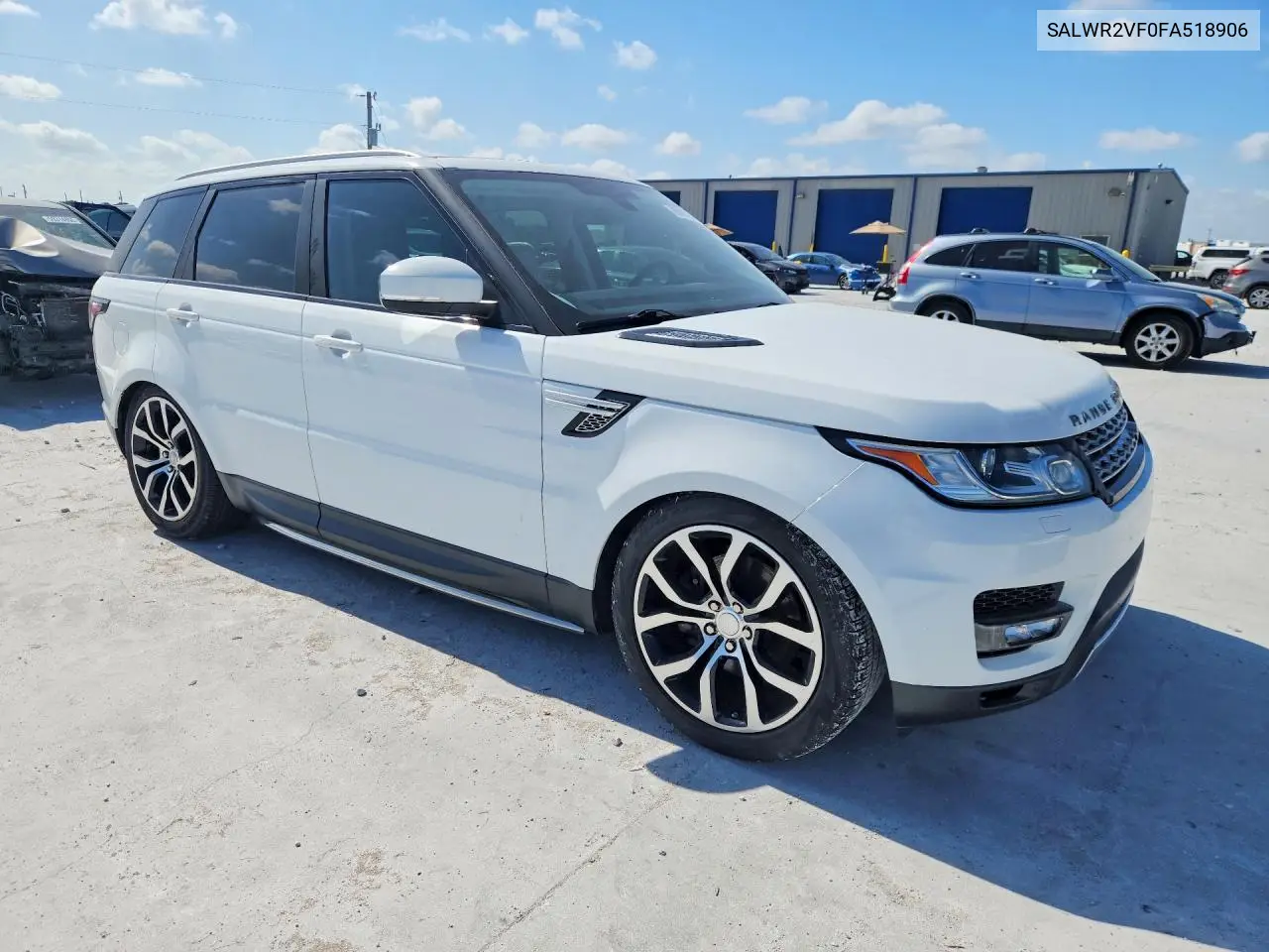 2015 Land Rover Range Rover Sport Hse VIN: SALWR2VF0FA518906 Lot: 85985935