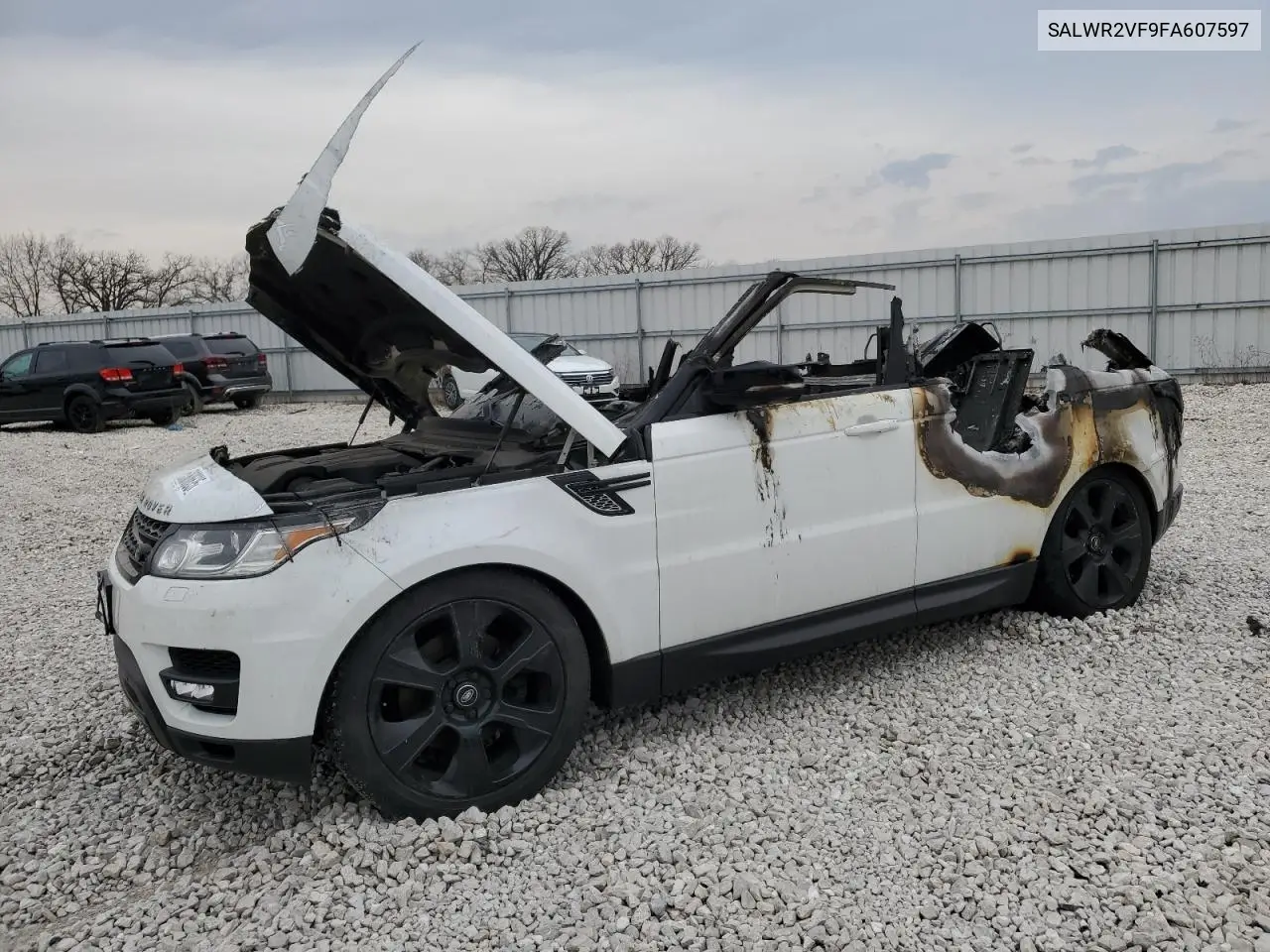2015 Land Rover Range Rover Sport Hse VIN: SALWR2VF9FA607597 Lot: 96690615