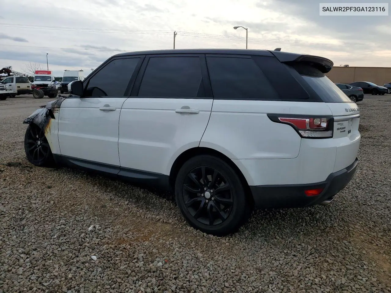 2016 Land Rover Range Rover Sport Hse VIN: SALWR2PF3GA123116 Lot: 49891696