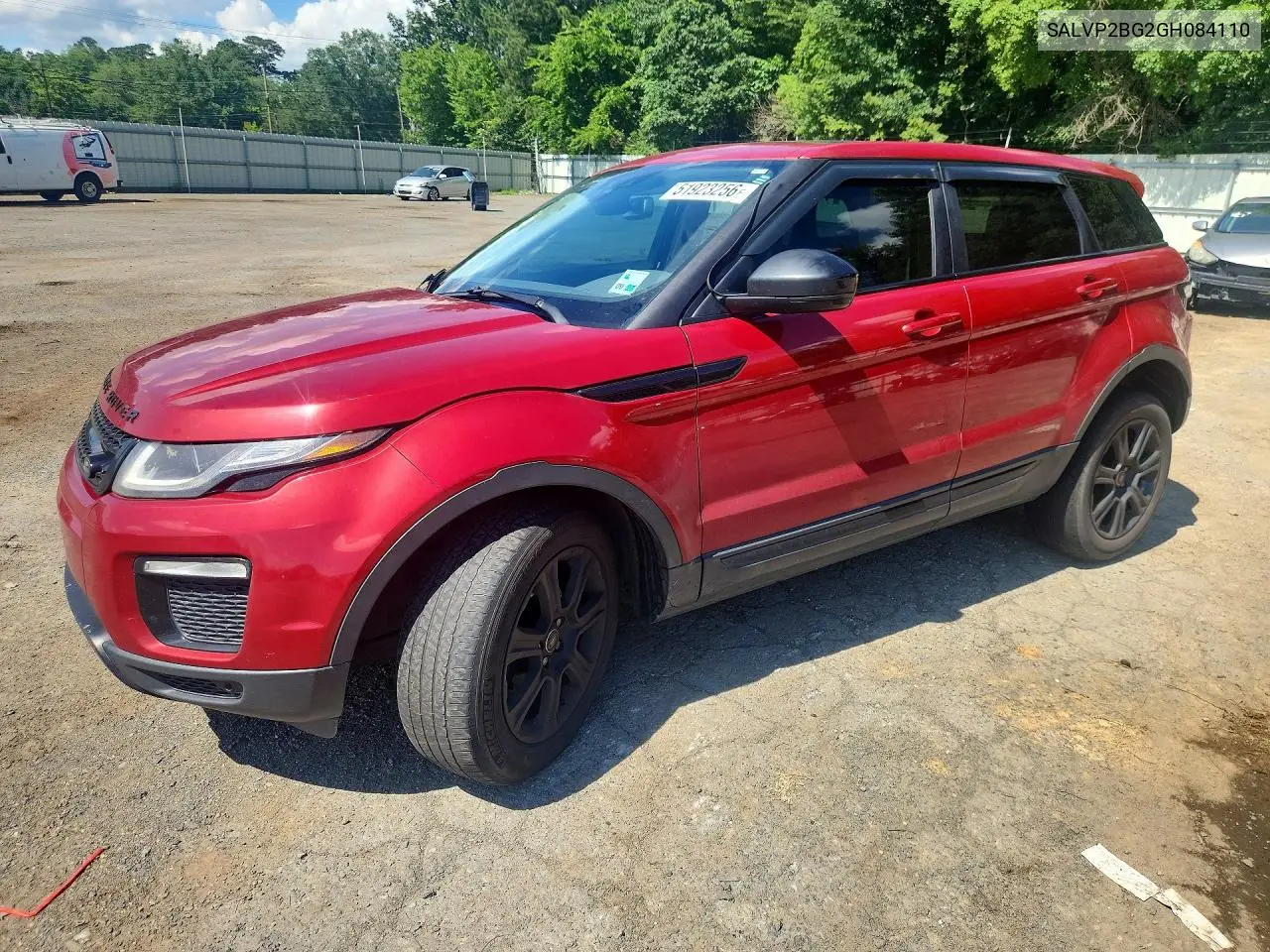 2016 Land Rover Range Rover Evoque Se VIN: SALVP2BG2GH084110 Lot: 51923256