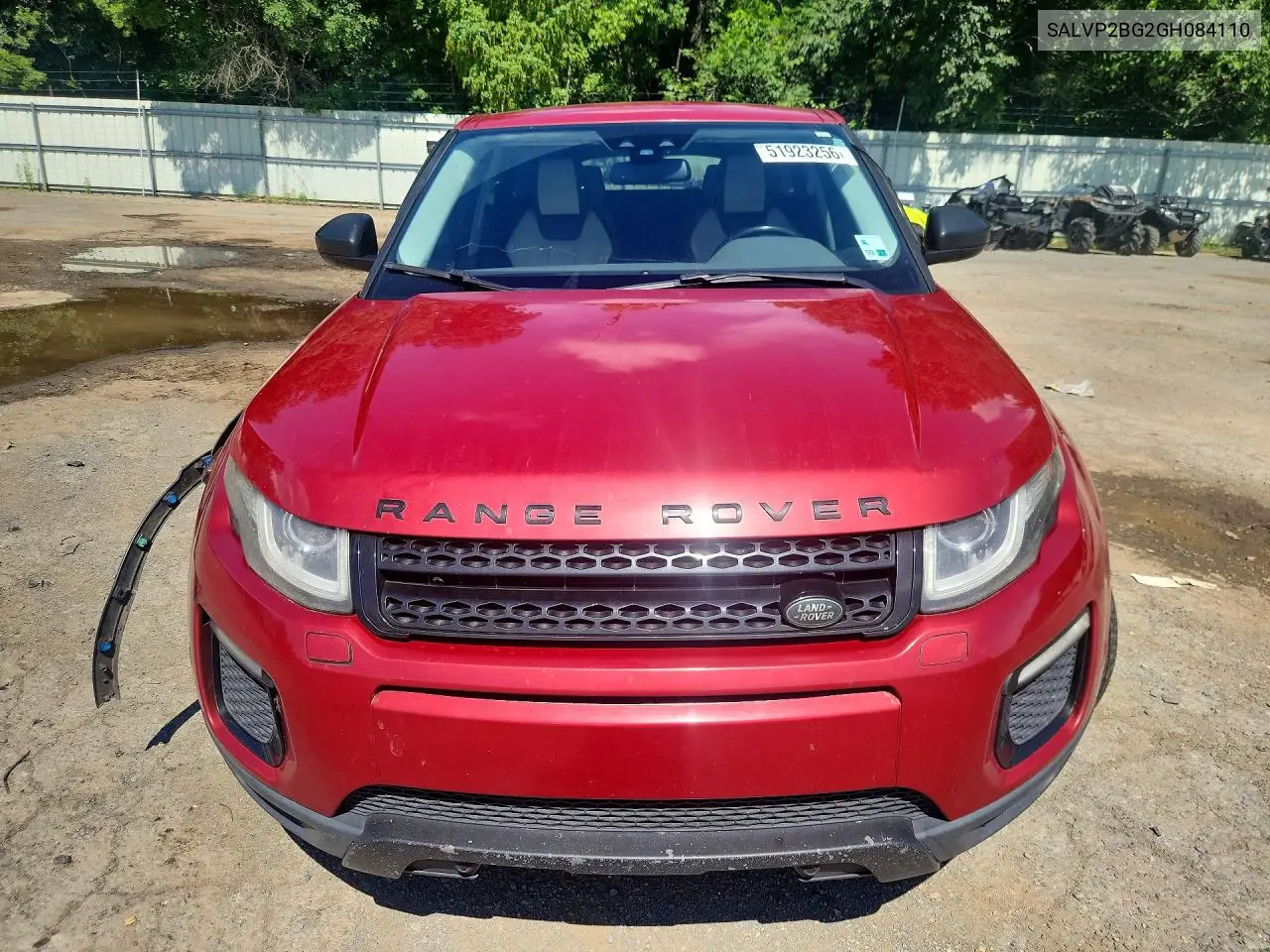 2016 Land Rover Range Rover Evoque Se VIN: SALVP2BG2GH084110 Lot: 51923256