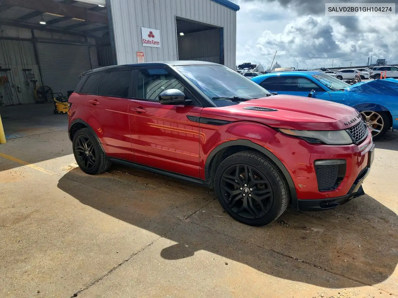 2016 Land Rover Range Rover Evoque Hse Dynamic VIN: SALVD2BG1GH104274 Lot: 54519576
