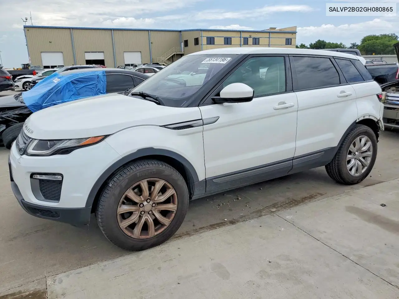 2016 Land Rover Range Rover Evoque Se VIN: SALVP2BG2GH080865 Lot: 55134196