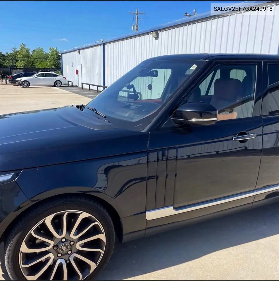 2016 Land Rover Range Rover Autobiography VIN: SALGV2EF7GA249918 Lot: 55659436