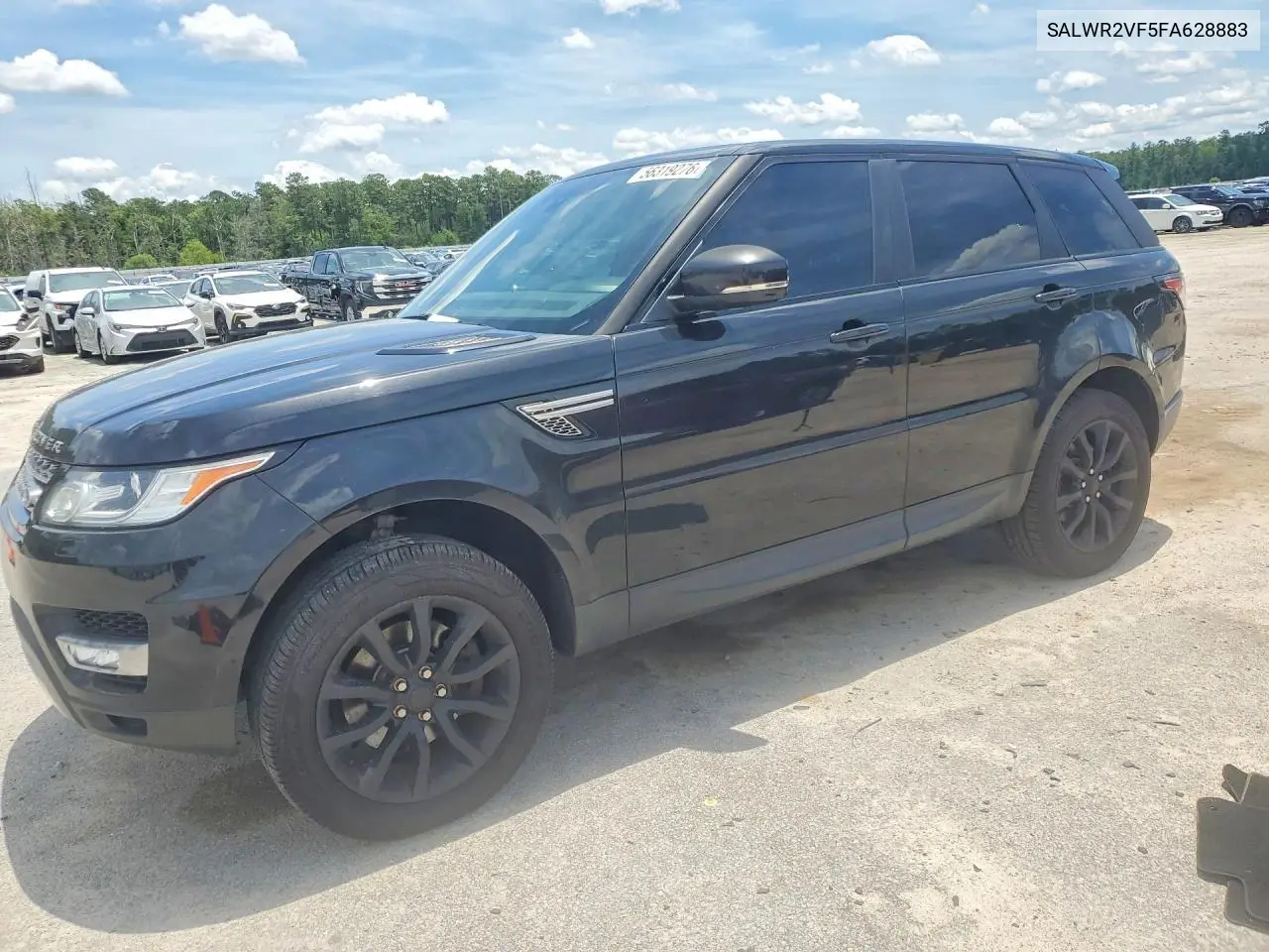 2016 Land Rover Range Rover Sport Hse VIN: SALWR2VF5FA628883 Lot: 56319276