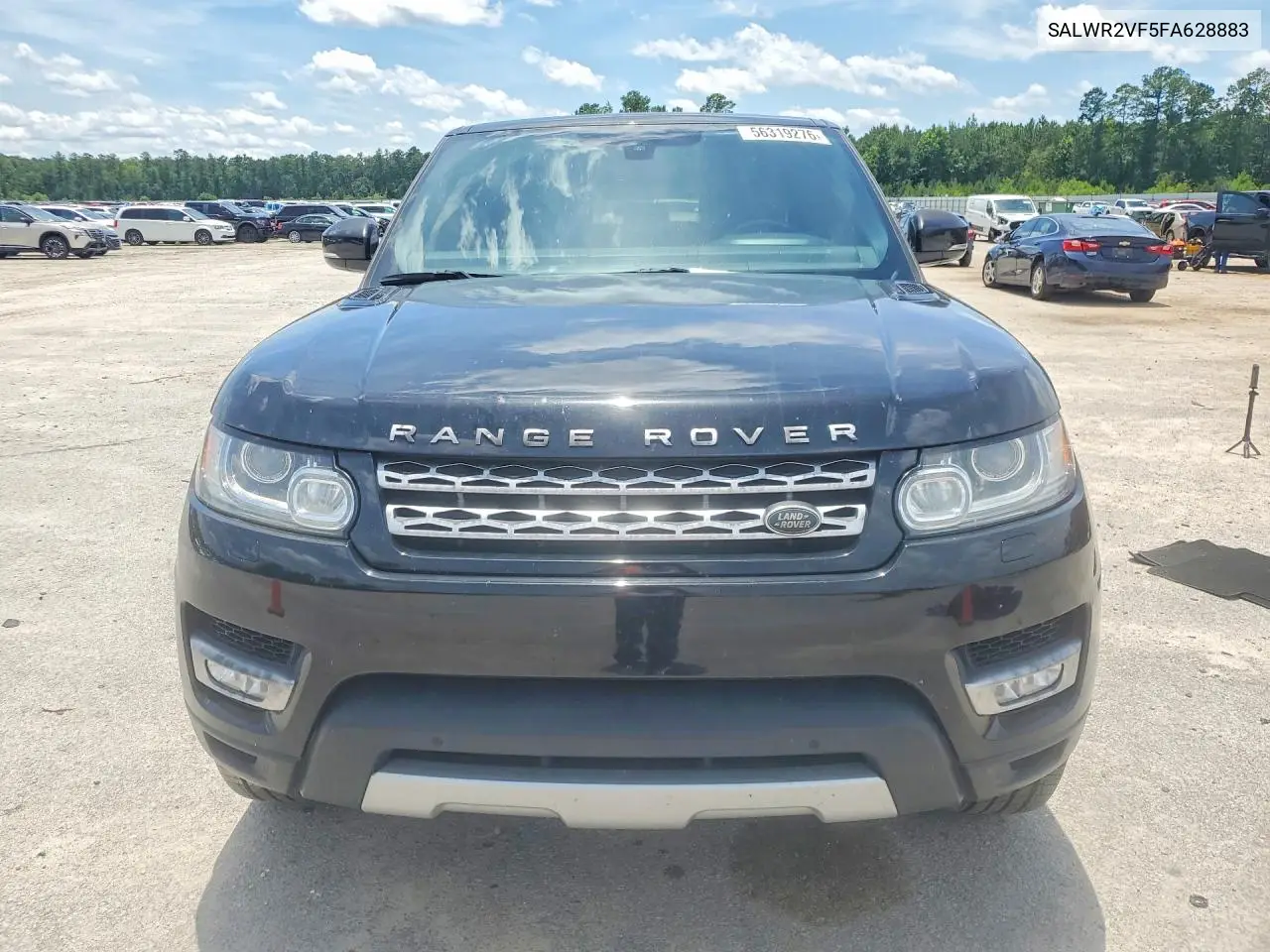 2016 Land Rover Range Rover Sport Hse VIN: SALWR2VF5FA628883 Lot: 56319276